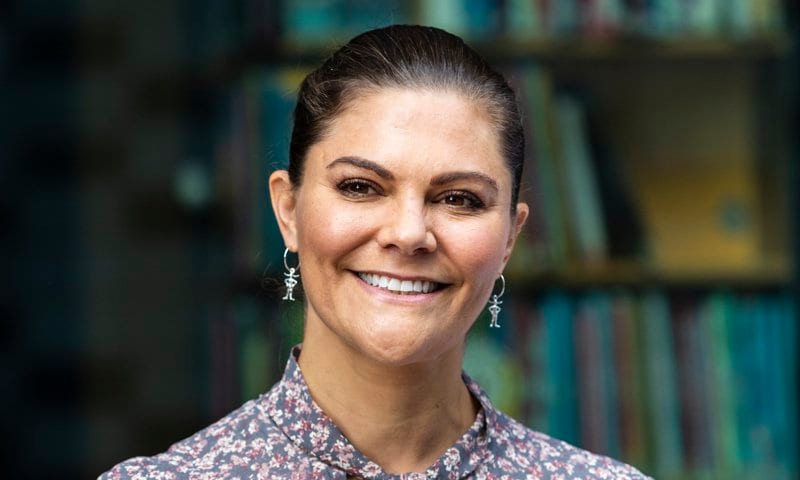 Crown Princess Victoria Of Sweden Attends The Inauguration Of A Sculpture Of Astrid Lindgren