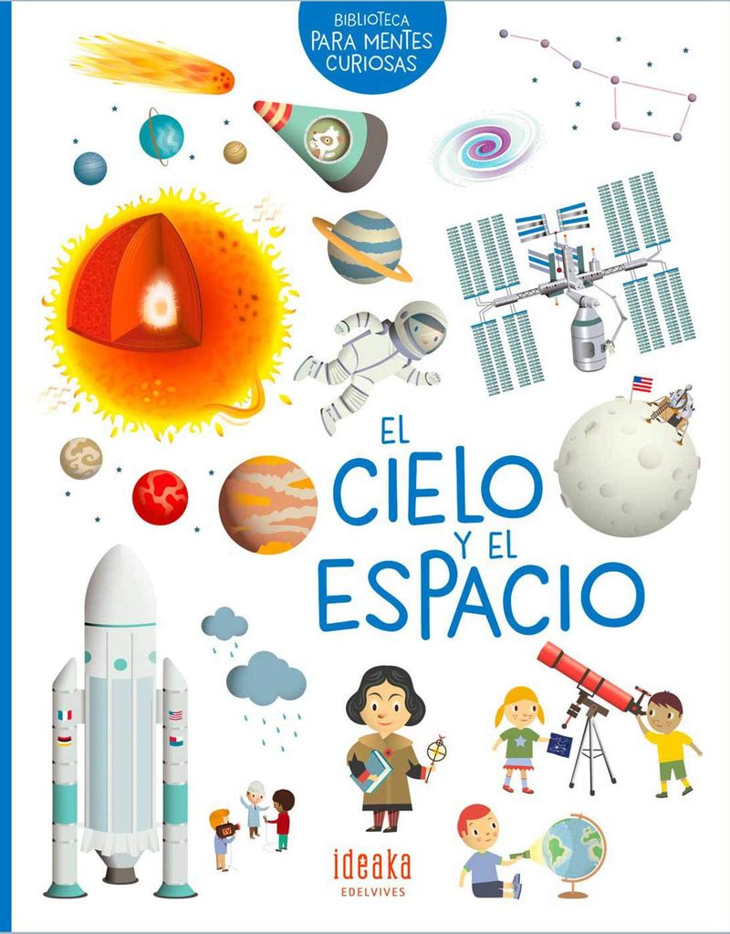 ‘El cielo y el espacio’, de Virginie Loubier y Robert Barborini (Edelvives)