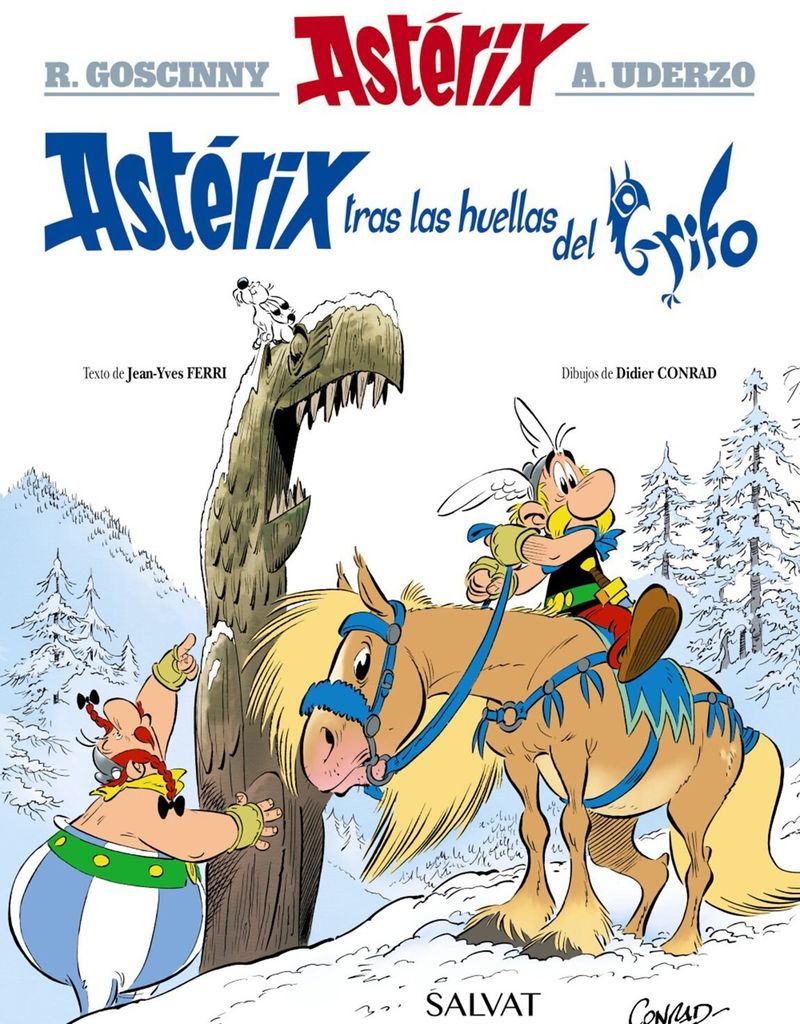 ‘Astérix tras las huellas del grifo’, de Didier Conrad (Salvat)