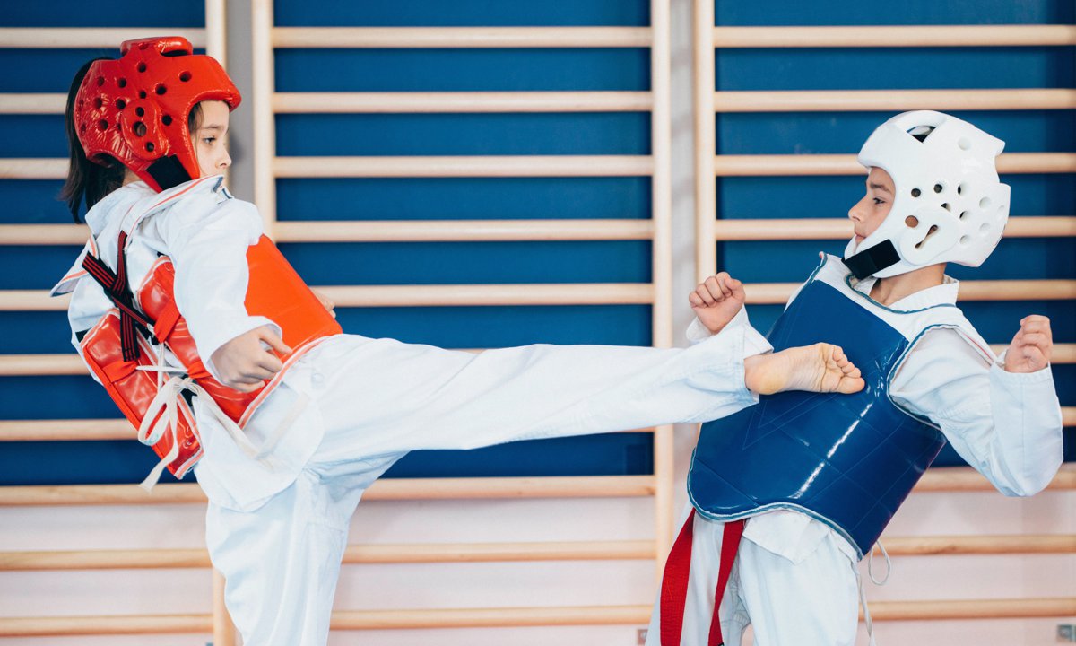 Taekwondo en los niños.