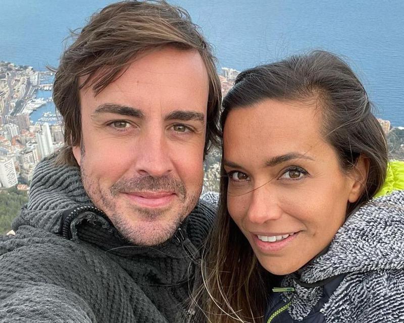 Fernando Alonso y su novia