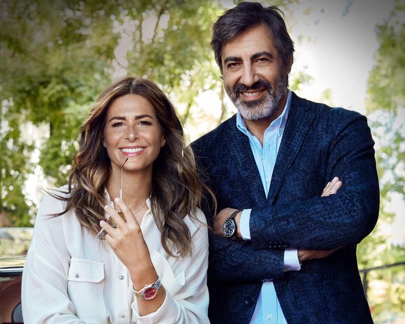 Nuria Roca y Juan del Val celebran 25 años juntos HO4134