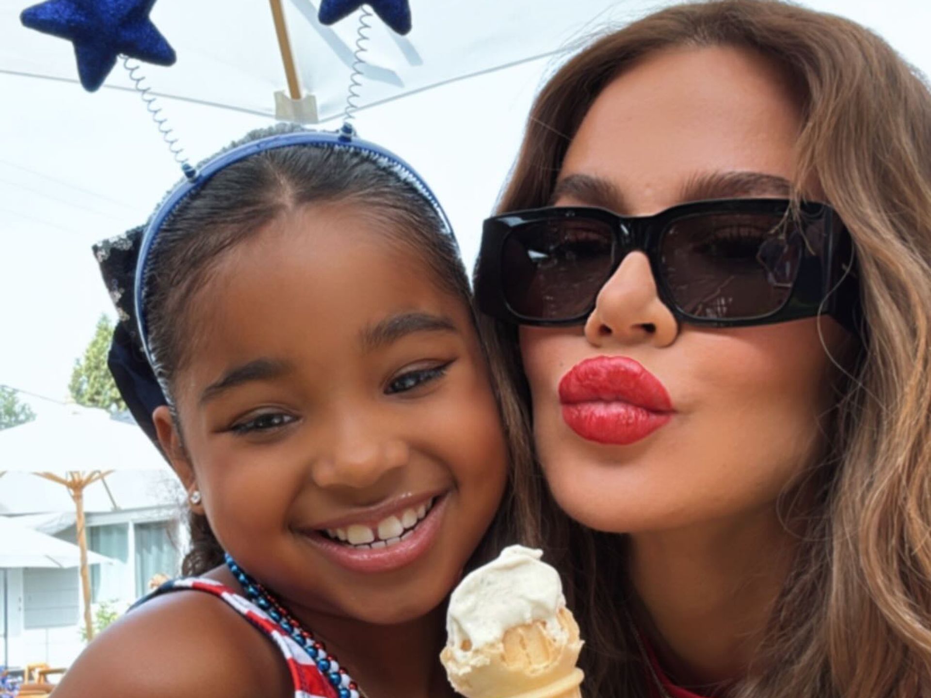 Khloé Kardashian and her mini-mes go full patriotic mode for their