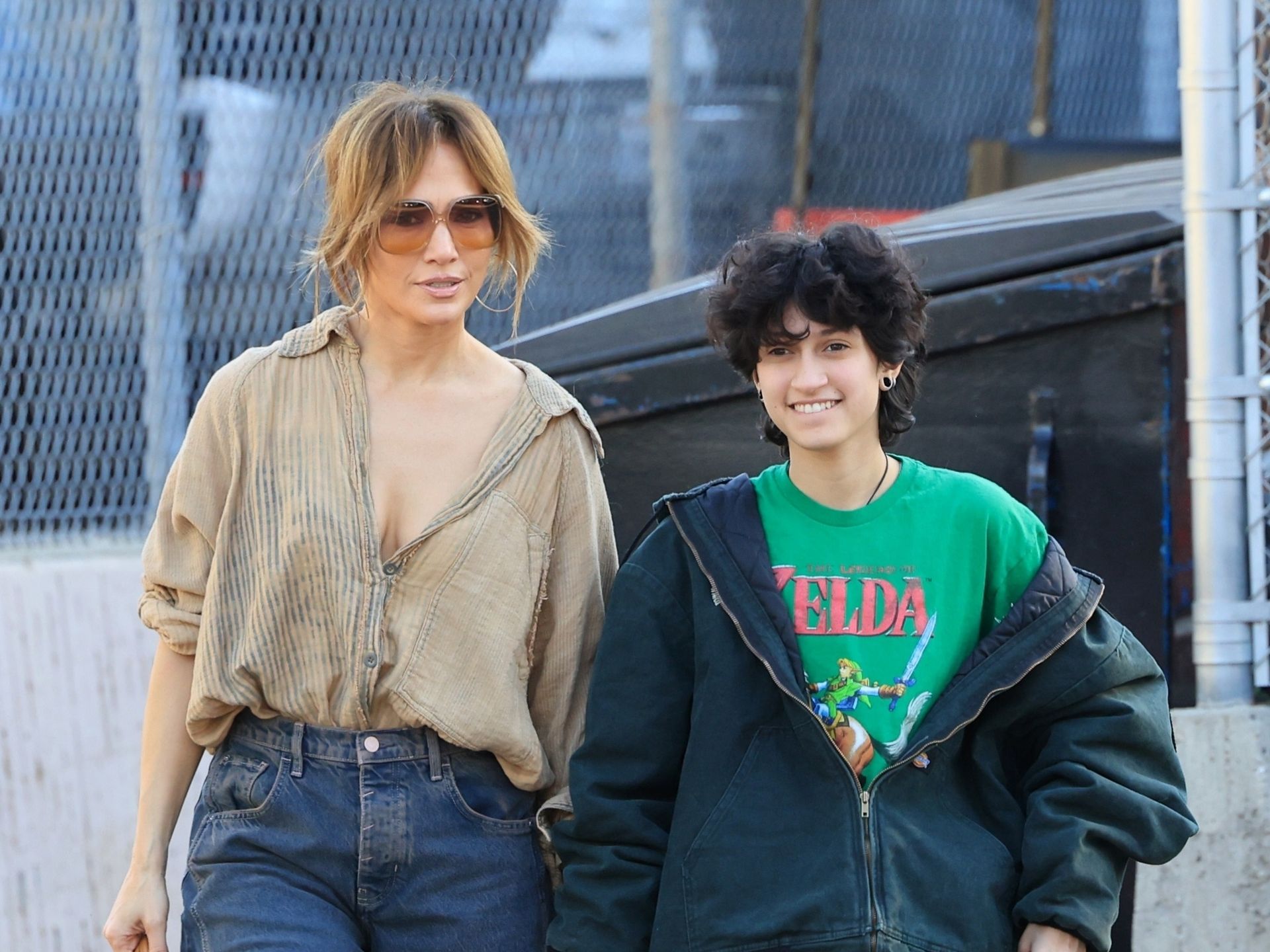Jennifer Lopez and daughter Emme rock cool casual styles during a  post-Thanksgiving outing