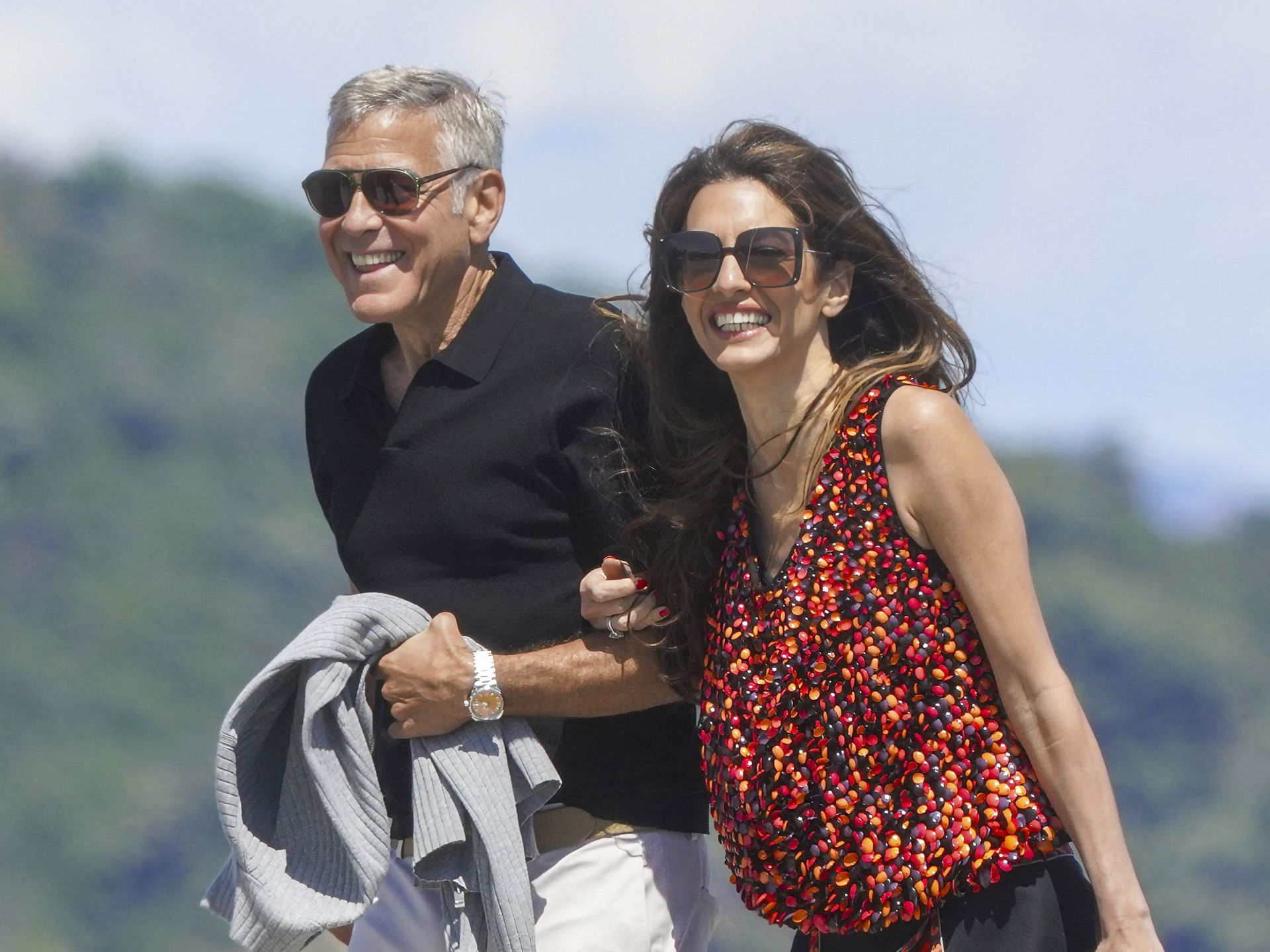 amal clooney stuns in boho-glamorous vacation dress during saint-tropez getaway Amal Clooney chooses another boho-chic for her latest outing in Saint-Tropez