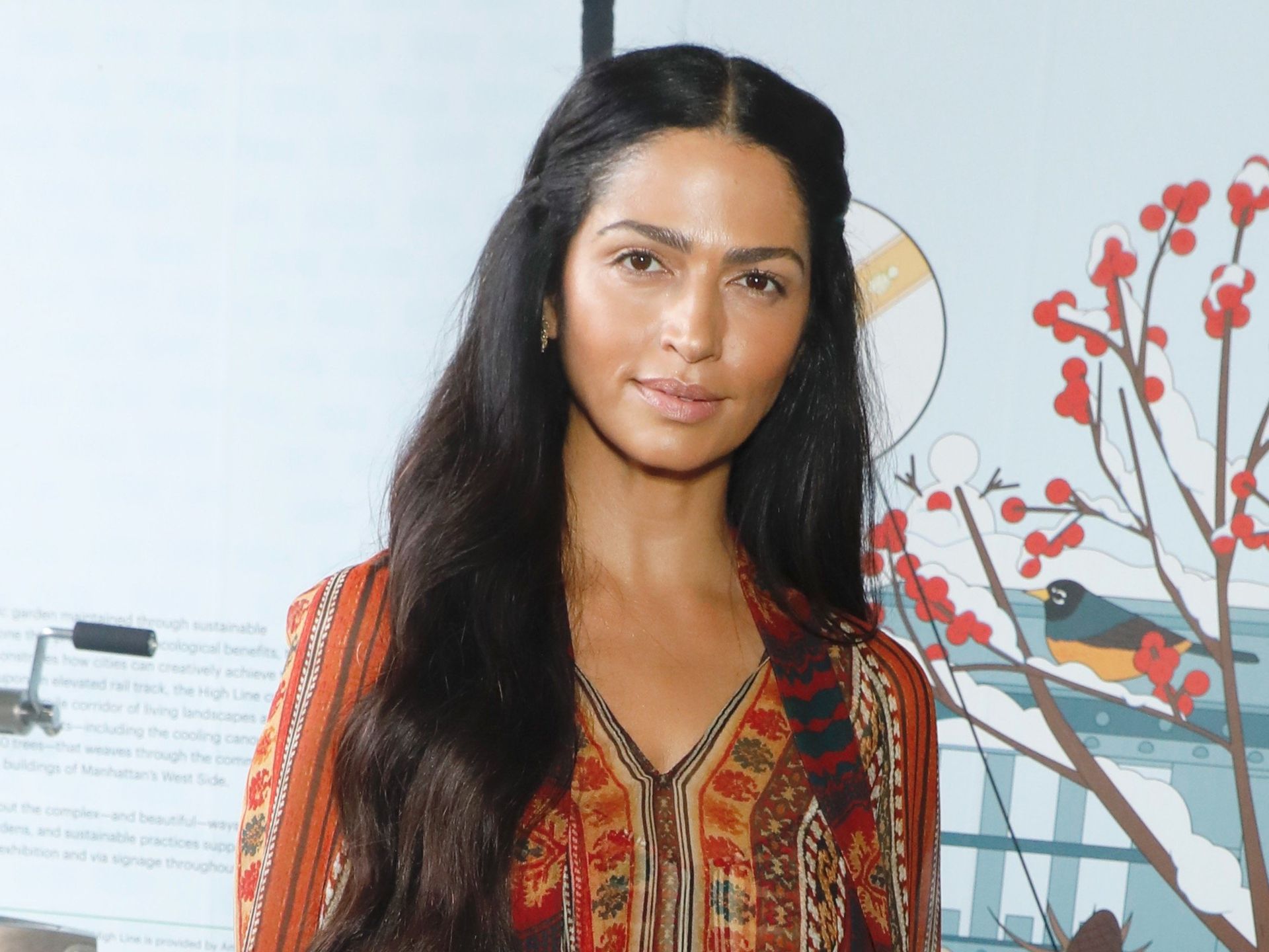 Camila Alves McConaughey goes from oversized pinstripes to boho