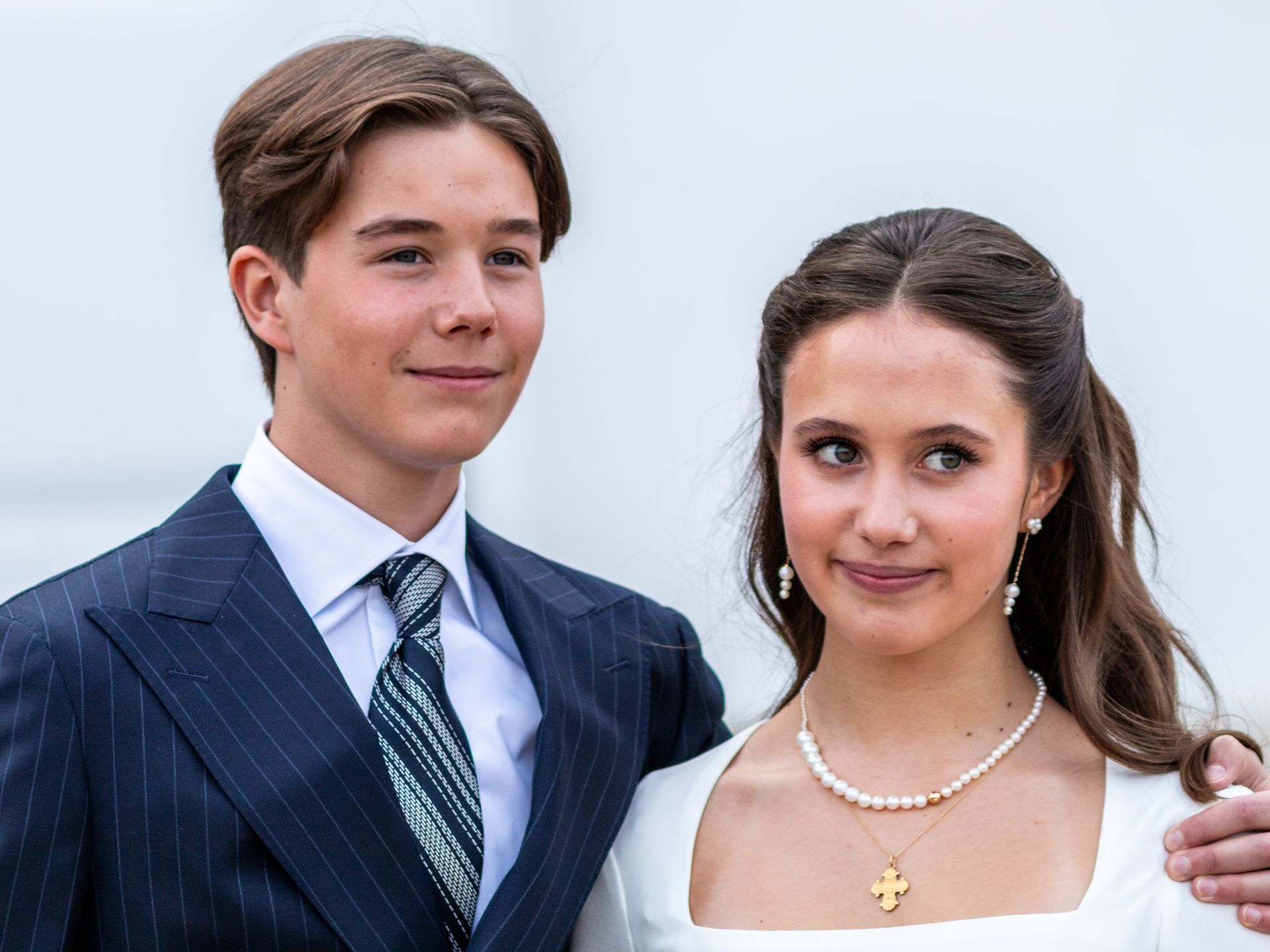 Danish Royals Prince Vincent and Princess Josephine lead historic day