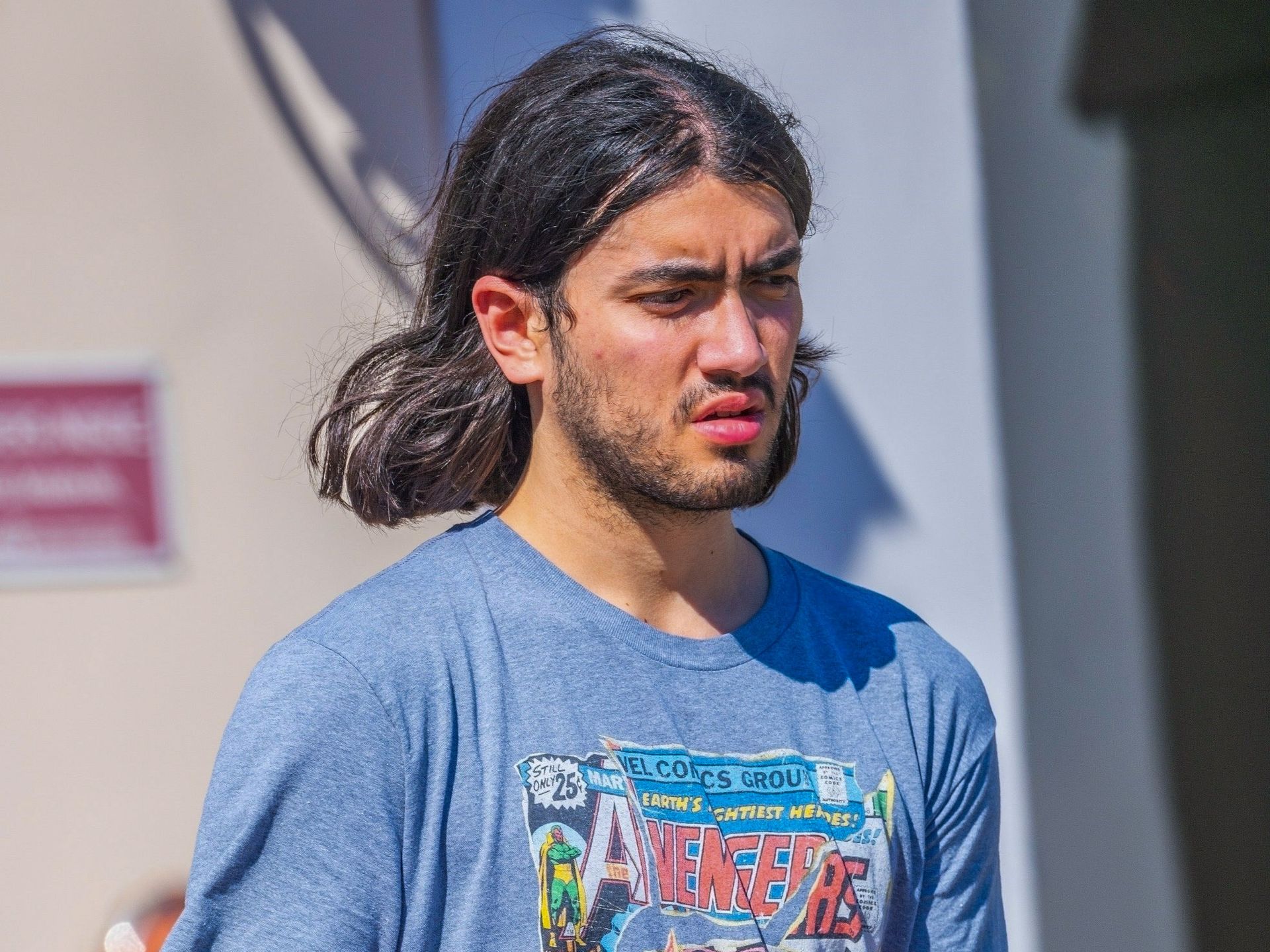 Bigi Jackson was spotted on a solo lunch outing months after he initiated a legal battle against Michael Jackson's mom