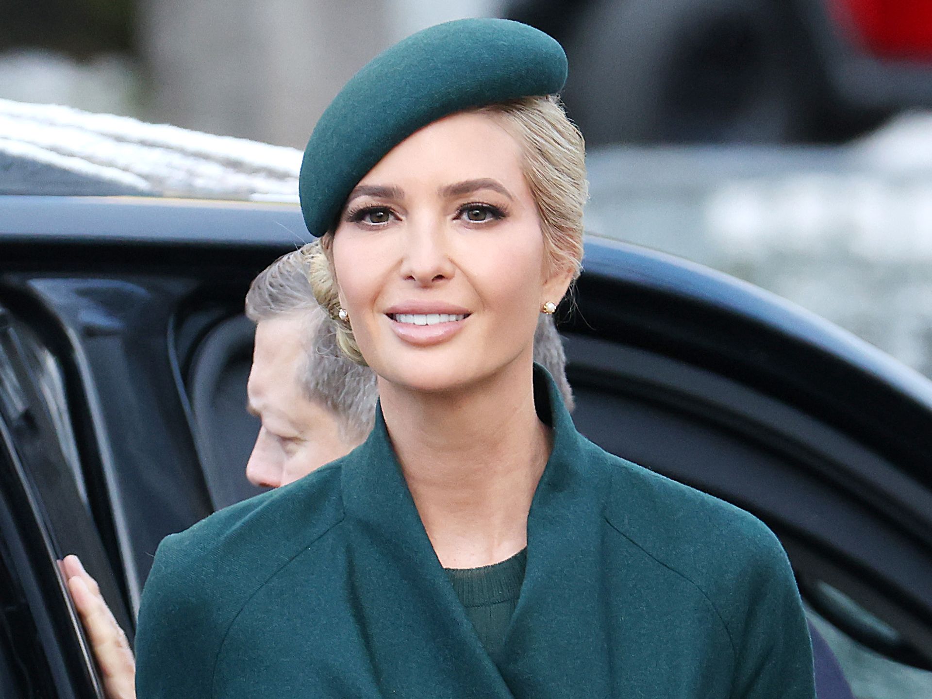 green dress ivanka Emerald Satin Long Dress – Luxury Evening Gown by Angelika Jozefczyk