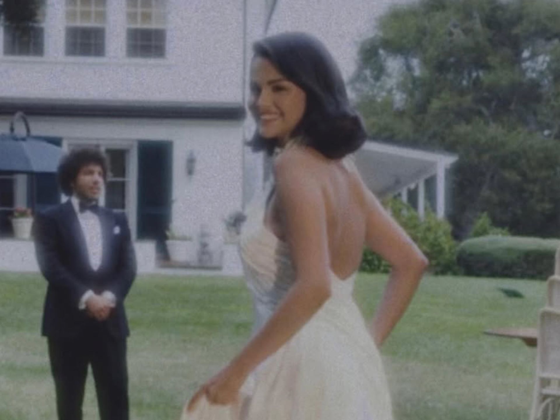 Selena Gomez's second wedding dress features sheer lace and crystal embroidery: Inside the ceremony Selena Gomez's second wedding dress features sheer lace and crystal embroidery: Inside the ceremony