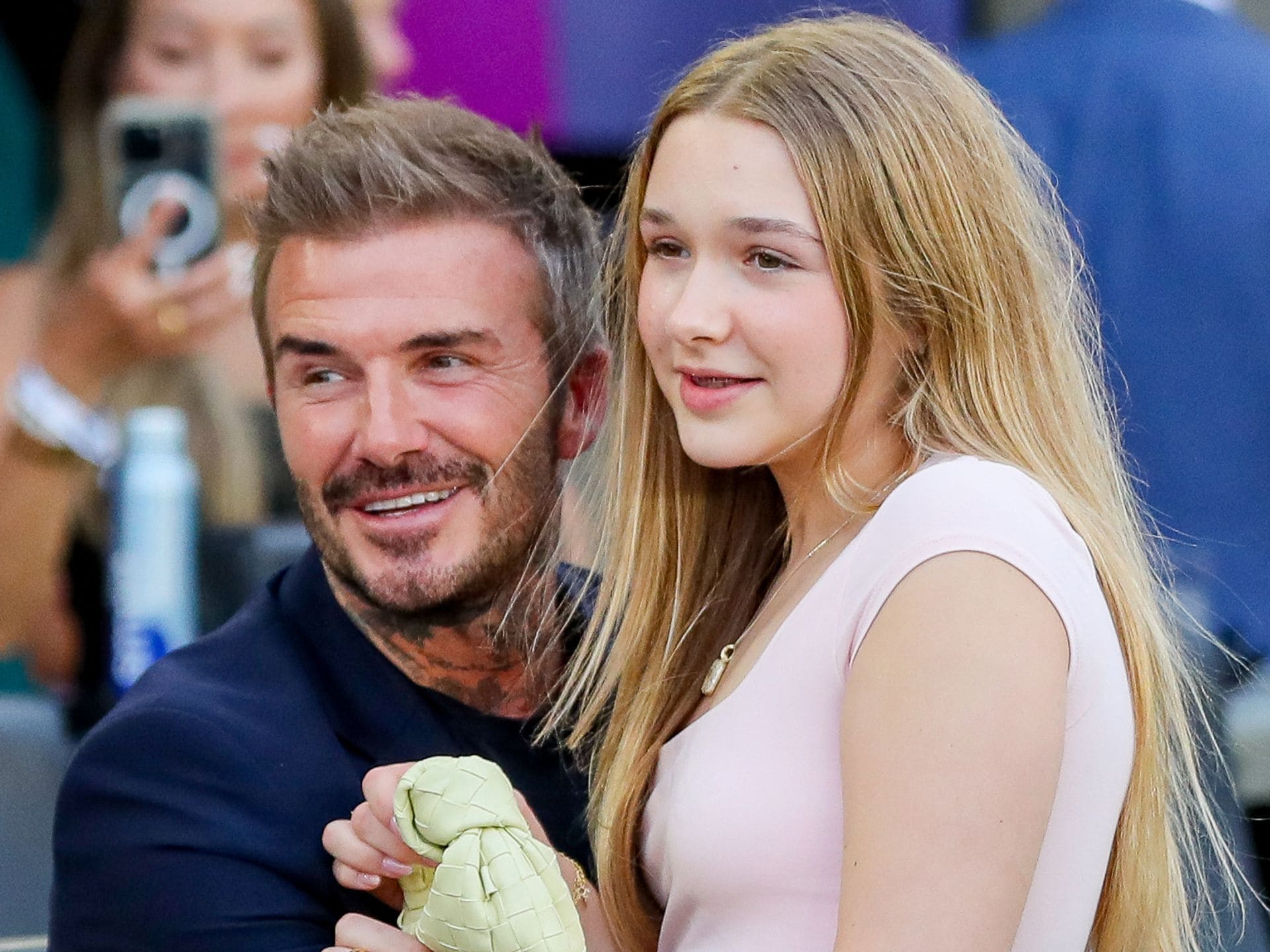 Harper Beckham's 'exciting' future: David Beckham shares inspirational  message about his daughter