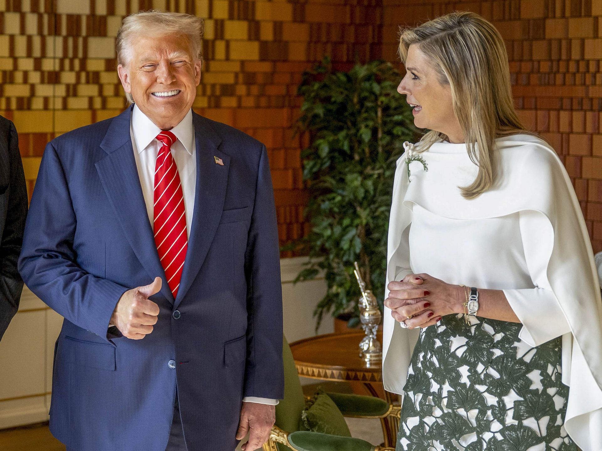 Queen Maxima sets record straight on whether she mocked President
