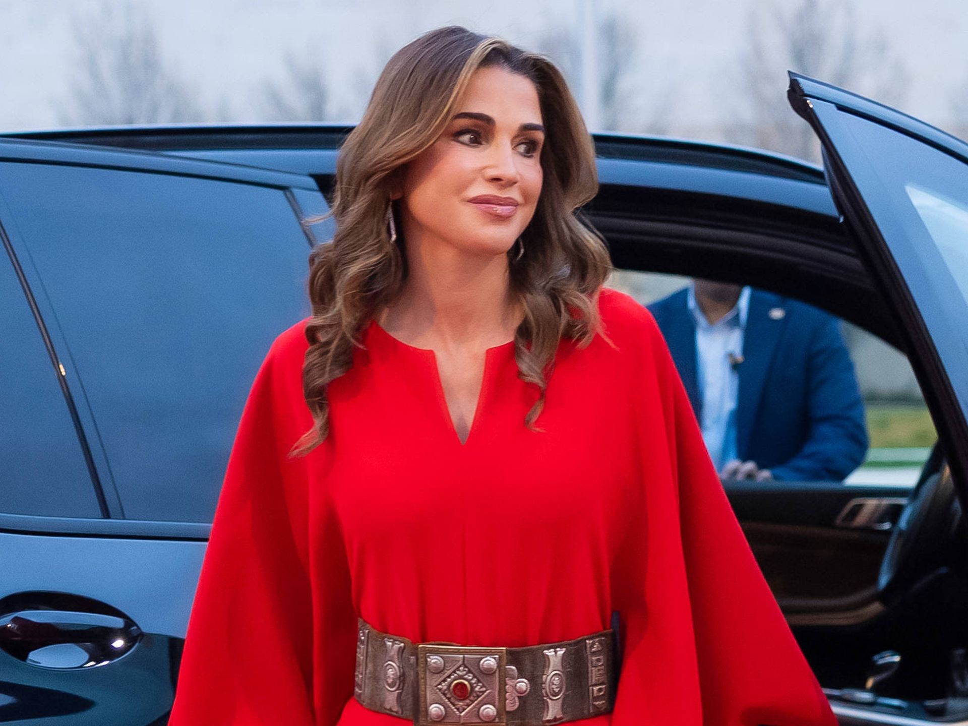 open lace back dress Queen Rania Thoub for Girls: Regal Elegance and Sophistication
