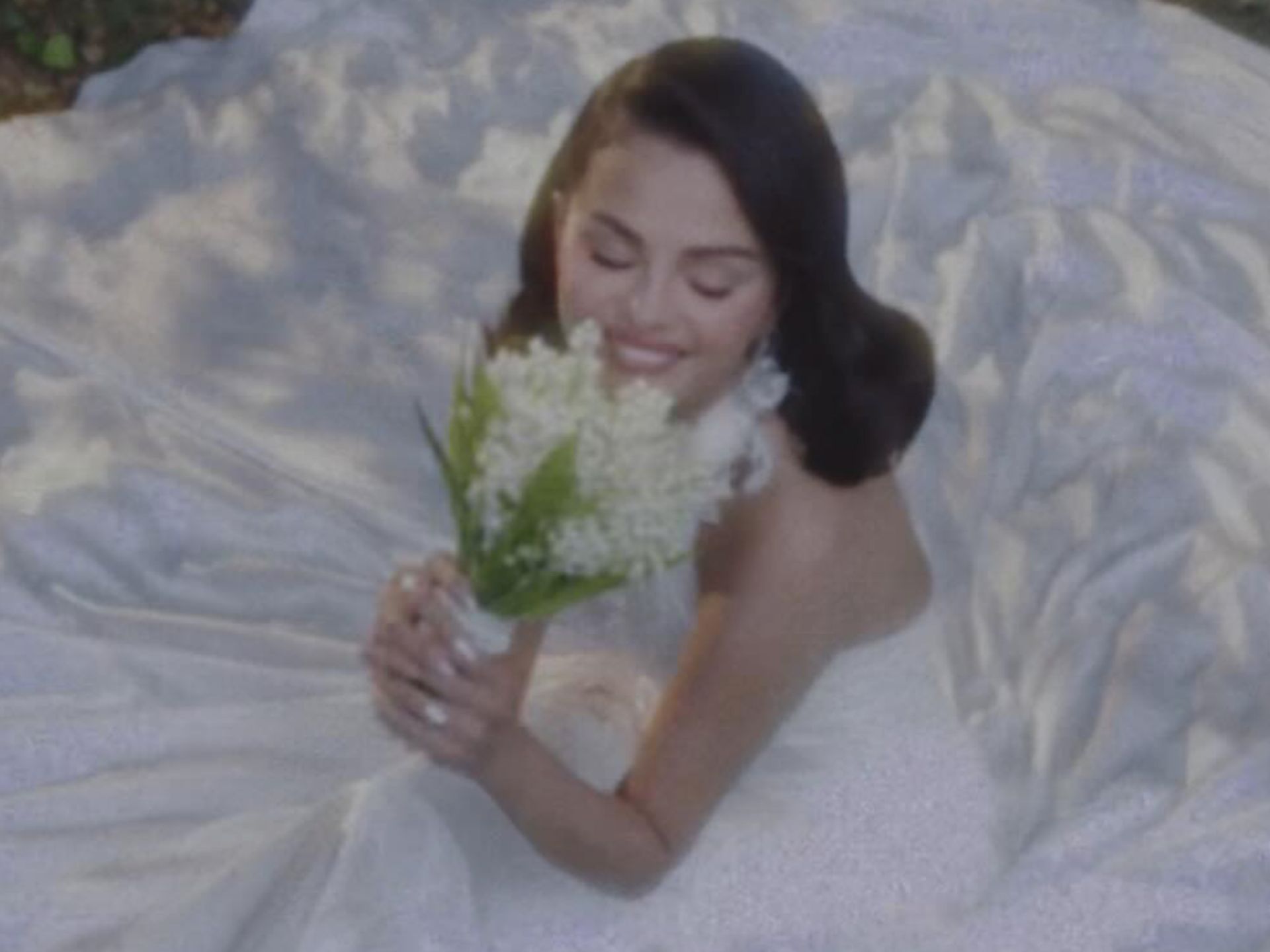 Selena Gomez's first wedding photos: Vintage-inspired gown and intimate  moments with Benny Blanco