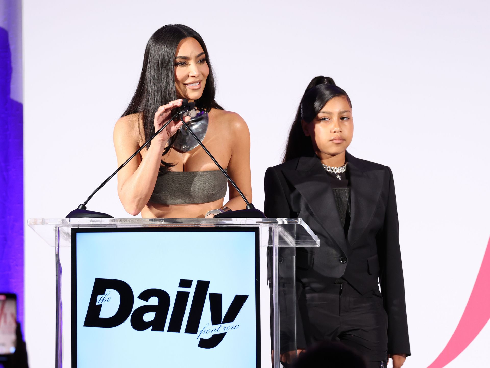 Kim Kardashian reveals why she's giving North West her engagement