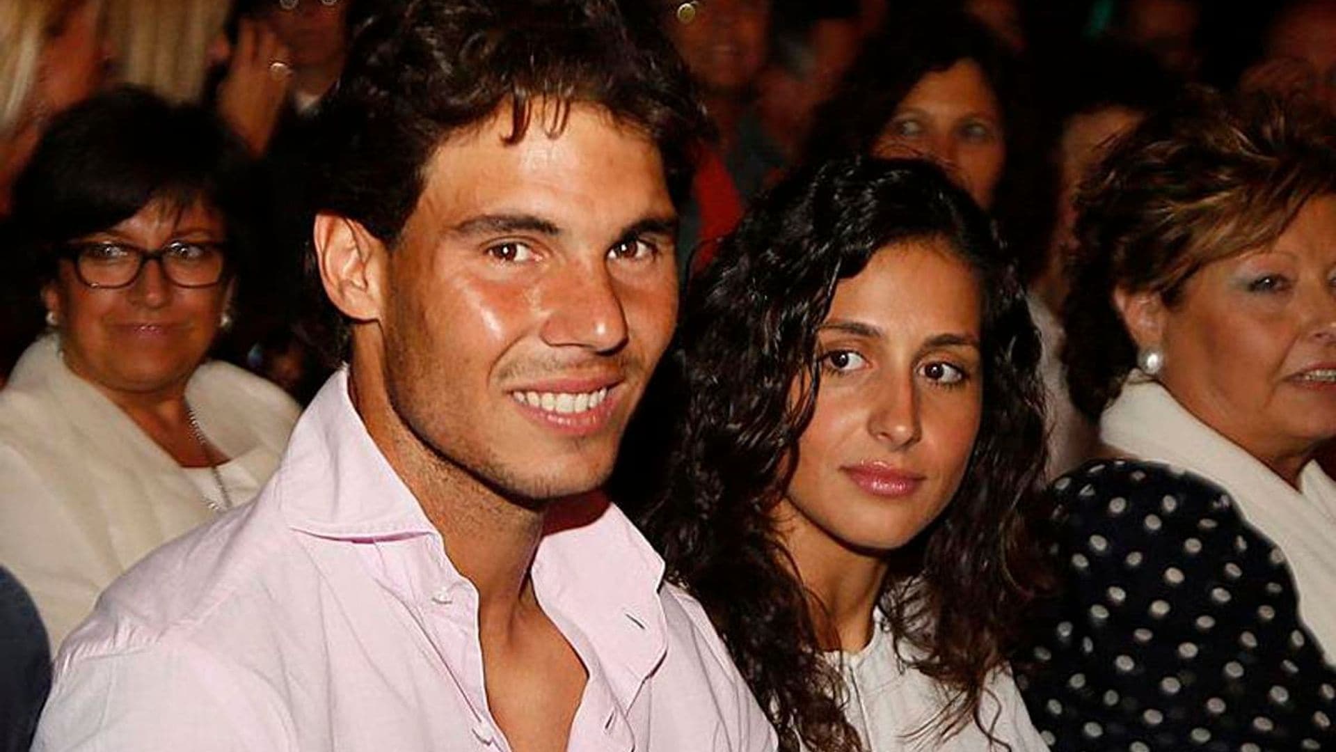 Rafa Nadal, Mery Perelló, and their son get ready to move to their new home