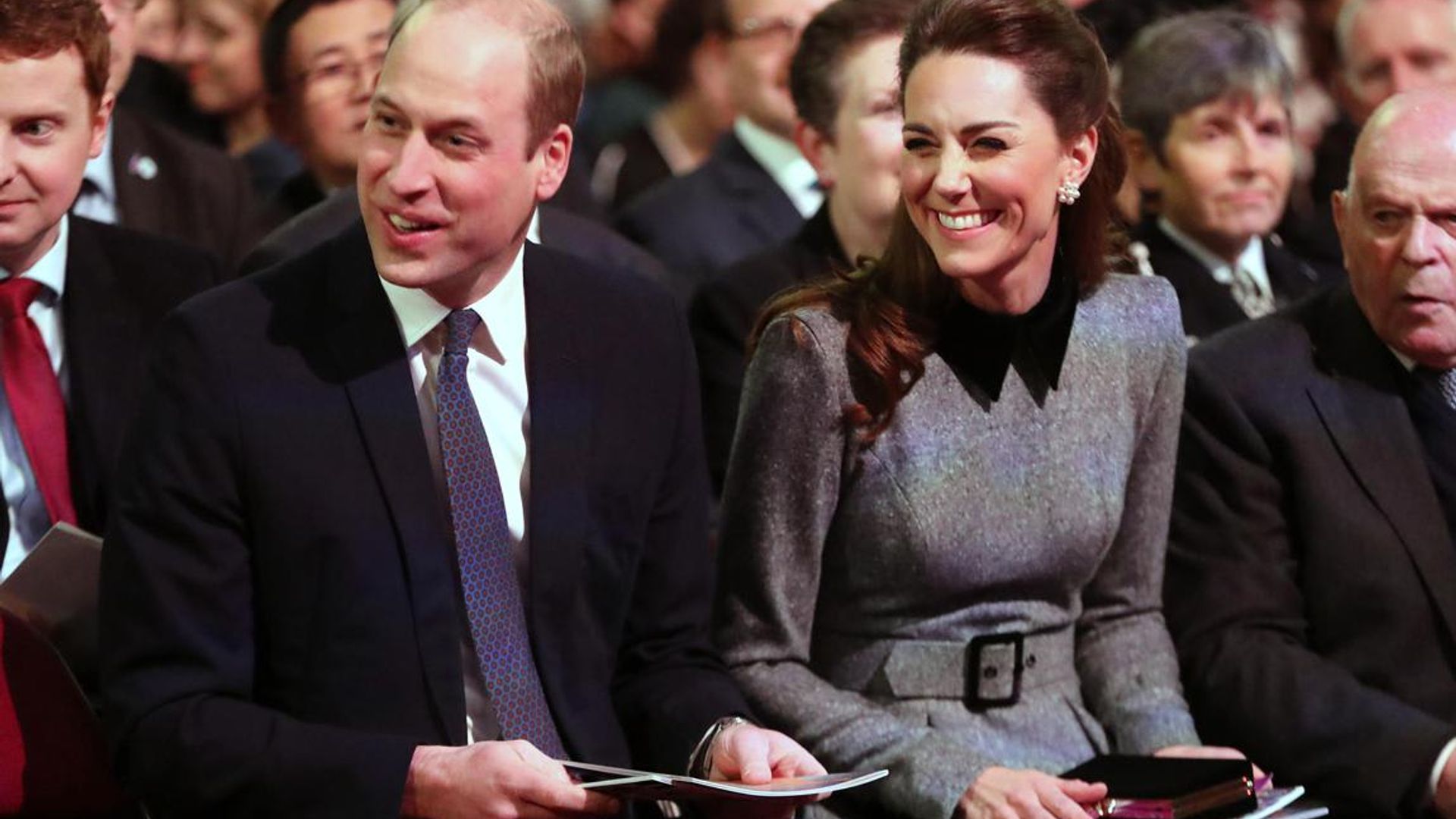 Prince William honors his Holocaust hero great-grandmother at service with Kate