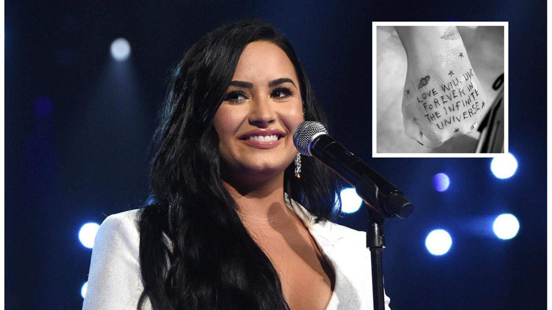 Demi Lovato debuts meaningful hand tattoo: ‘Love Will Live Forever’