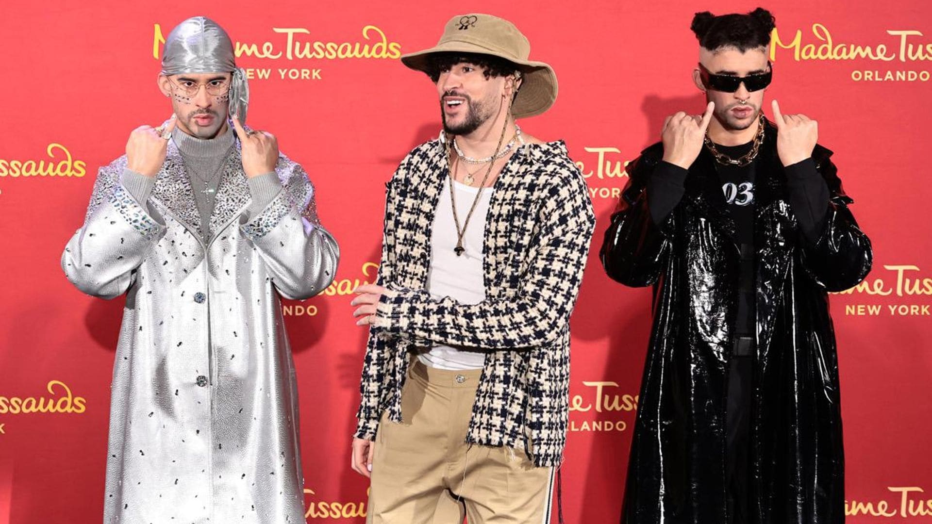 Bad Bunny honored with two new wax figures at Madame Tussauds
