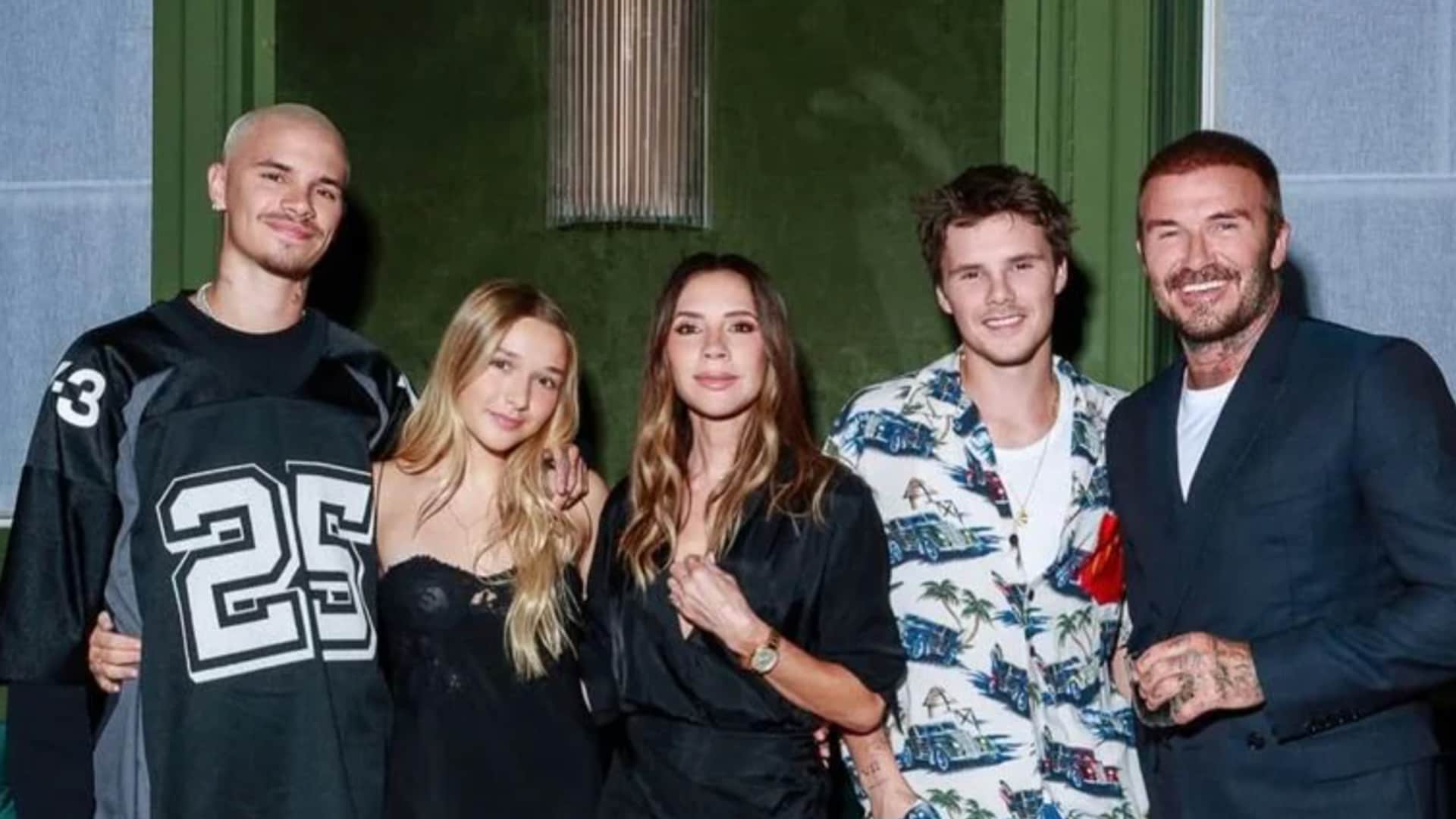 Brooklyn was the only family member missing