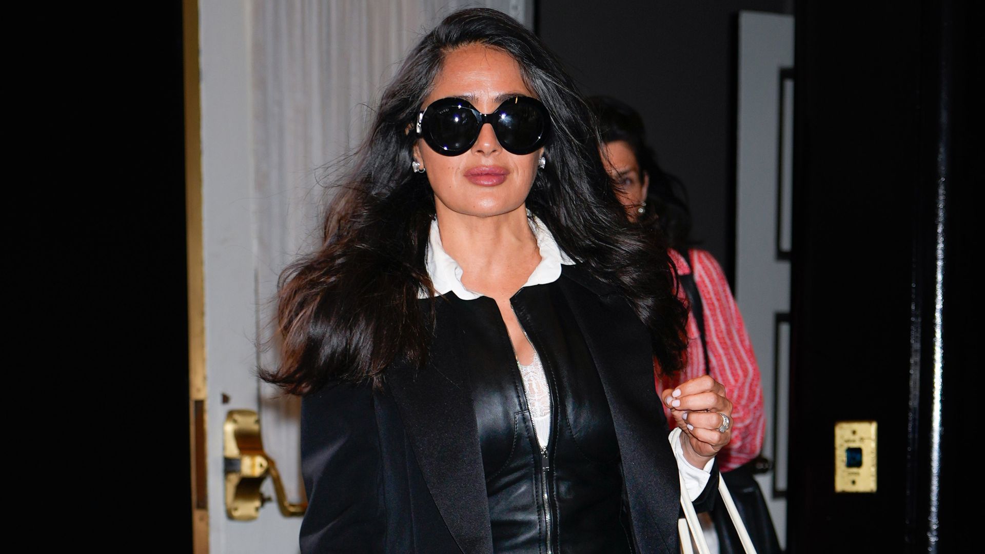 Salma Hayek keeps it cool in NYC after gushing about her bond with Blake Lively