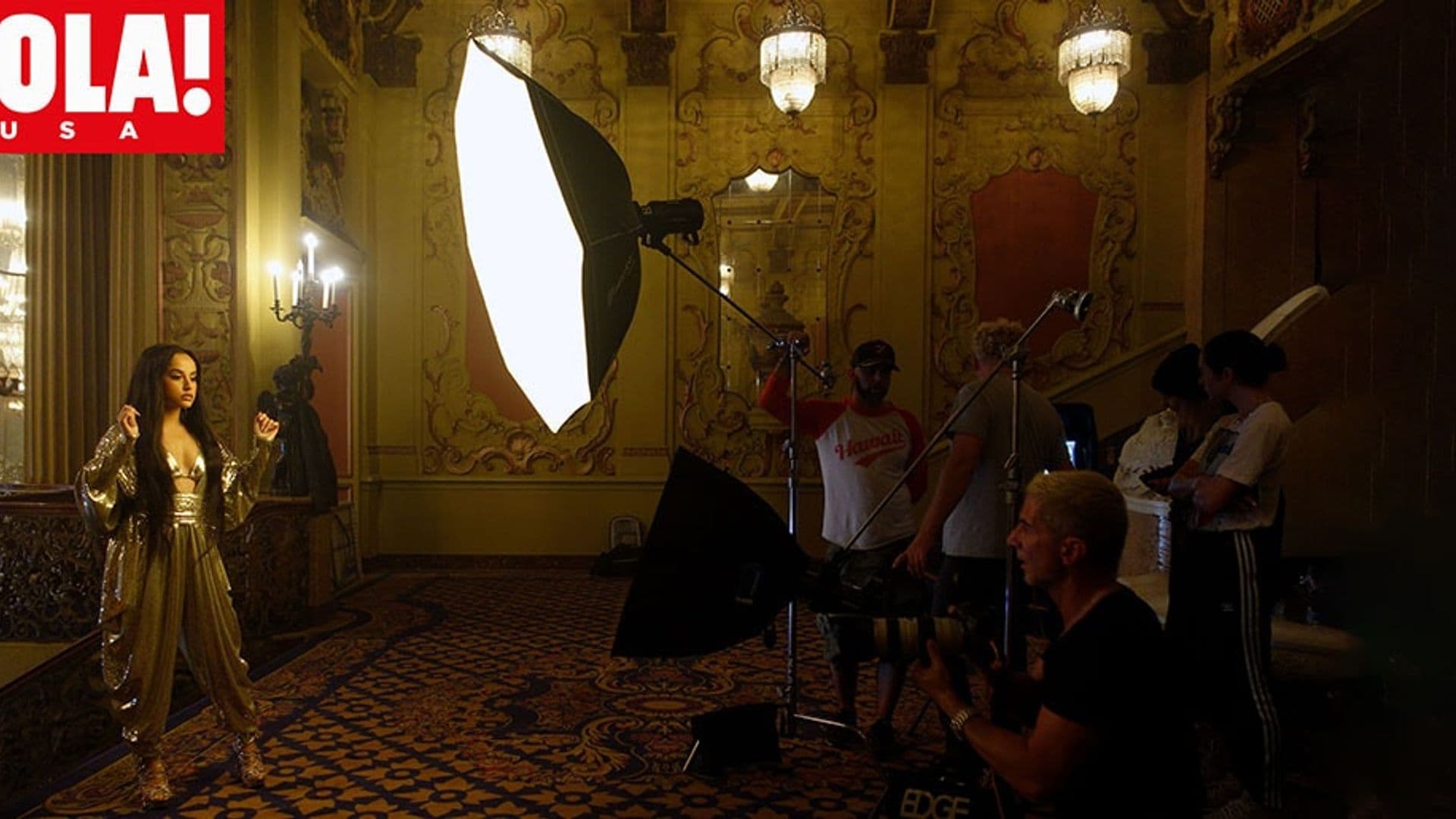 Cover girl Becky G takes us behind-the-scenes of her diva-inspired photoshoot