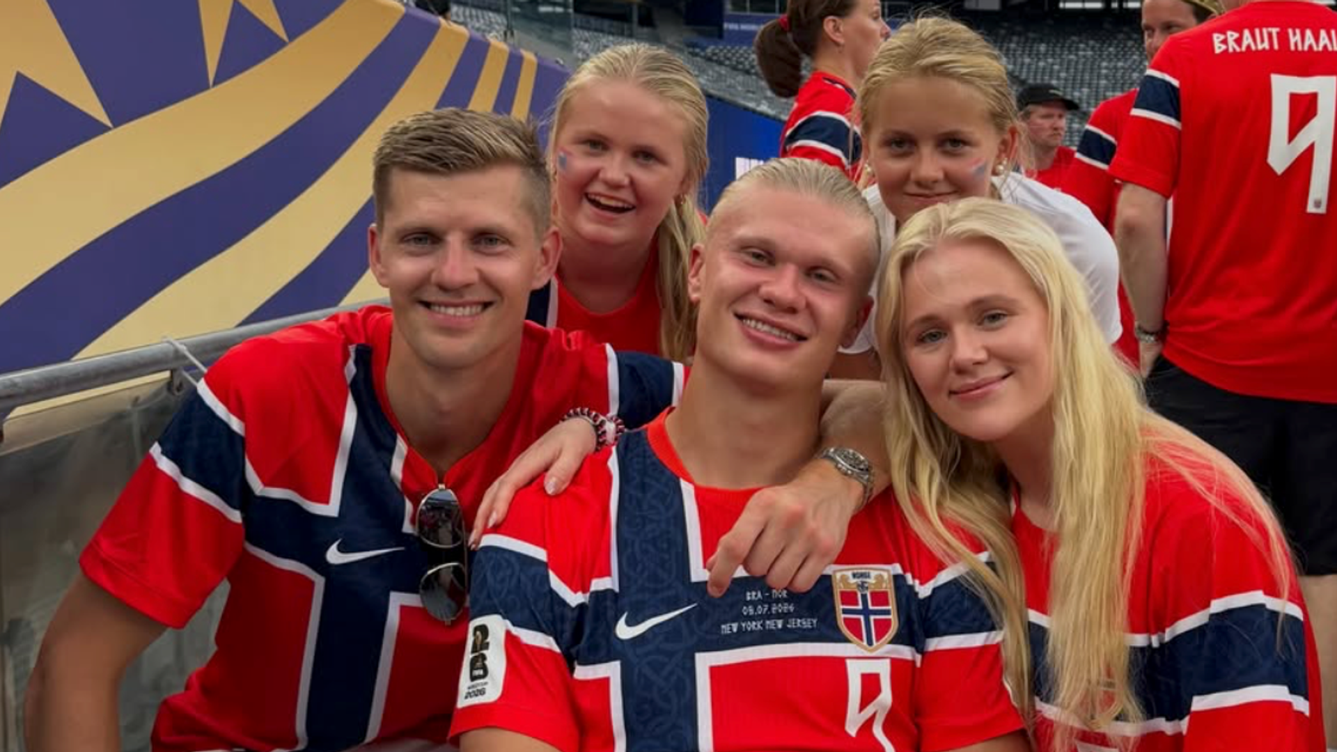 Erling Haaland's lookalike sister Gabrielle goes viral as fans discover his close-knit family