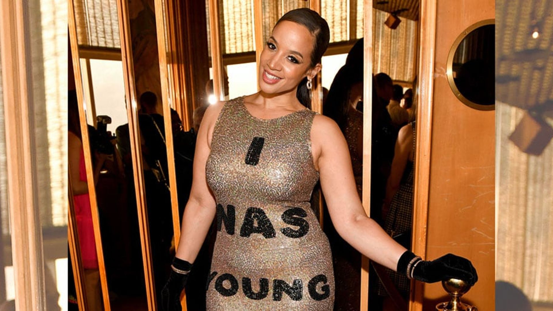Dascha Polanco makes a statement with boldest (and goldest) fashion moment