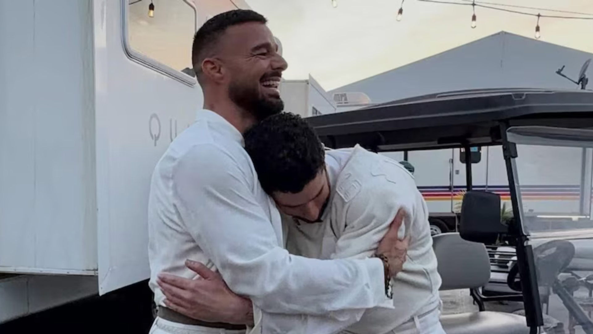 Ricky Martin and Bad Bunny 