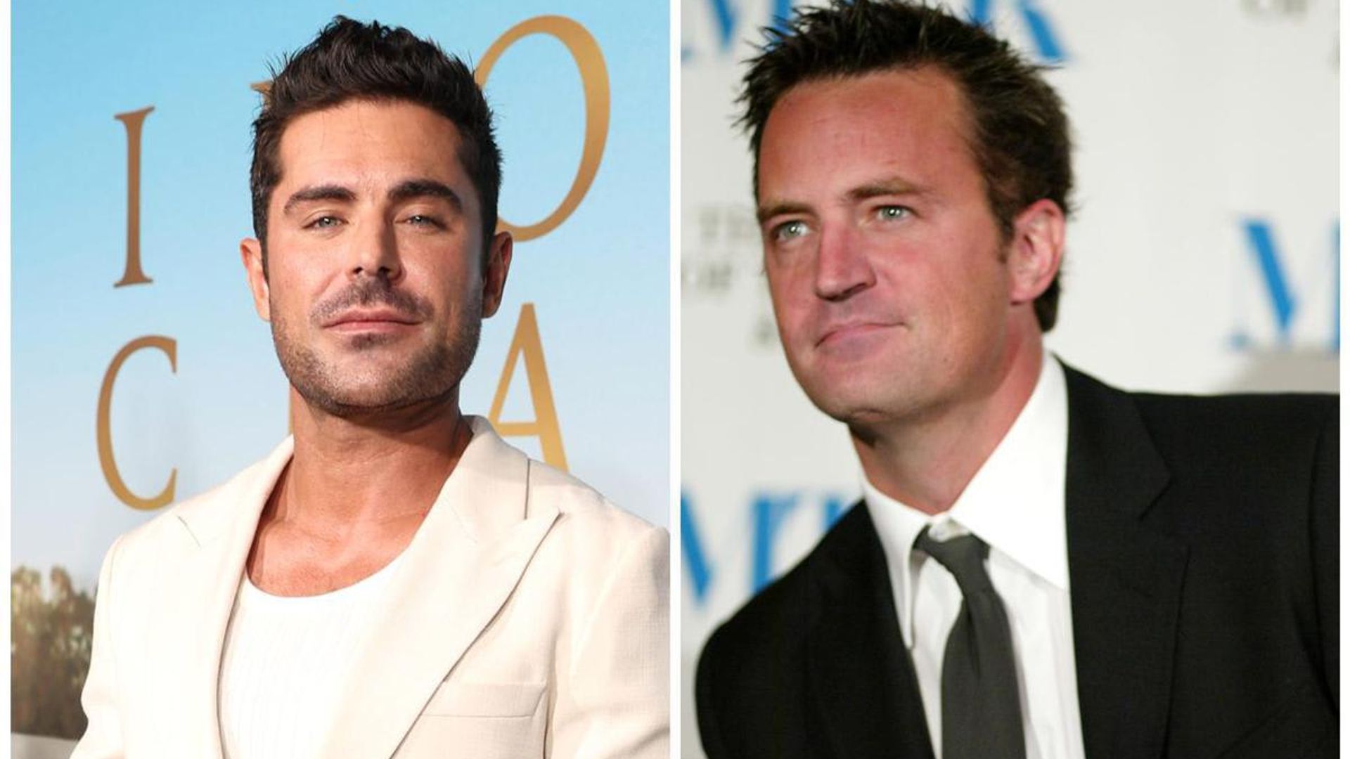 Zac Efron discusses Matthew Perry mentorship and possibly playing him in a biopic