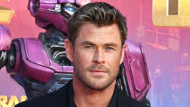 Chris Hemsworth at the premiere of "Transformers One"