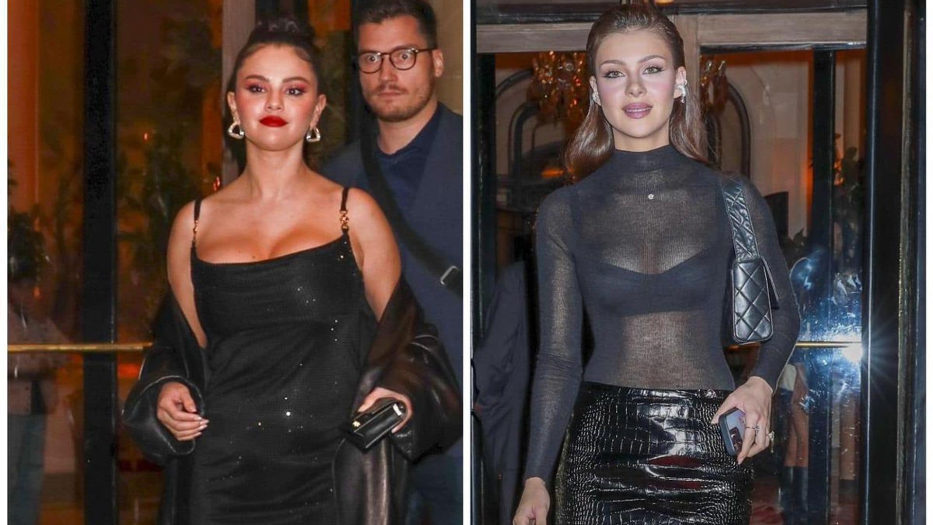 Selena Gomez and Nicola Peltz-Beckham spotted on a second night out in Paris