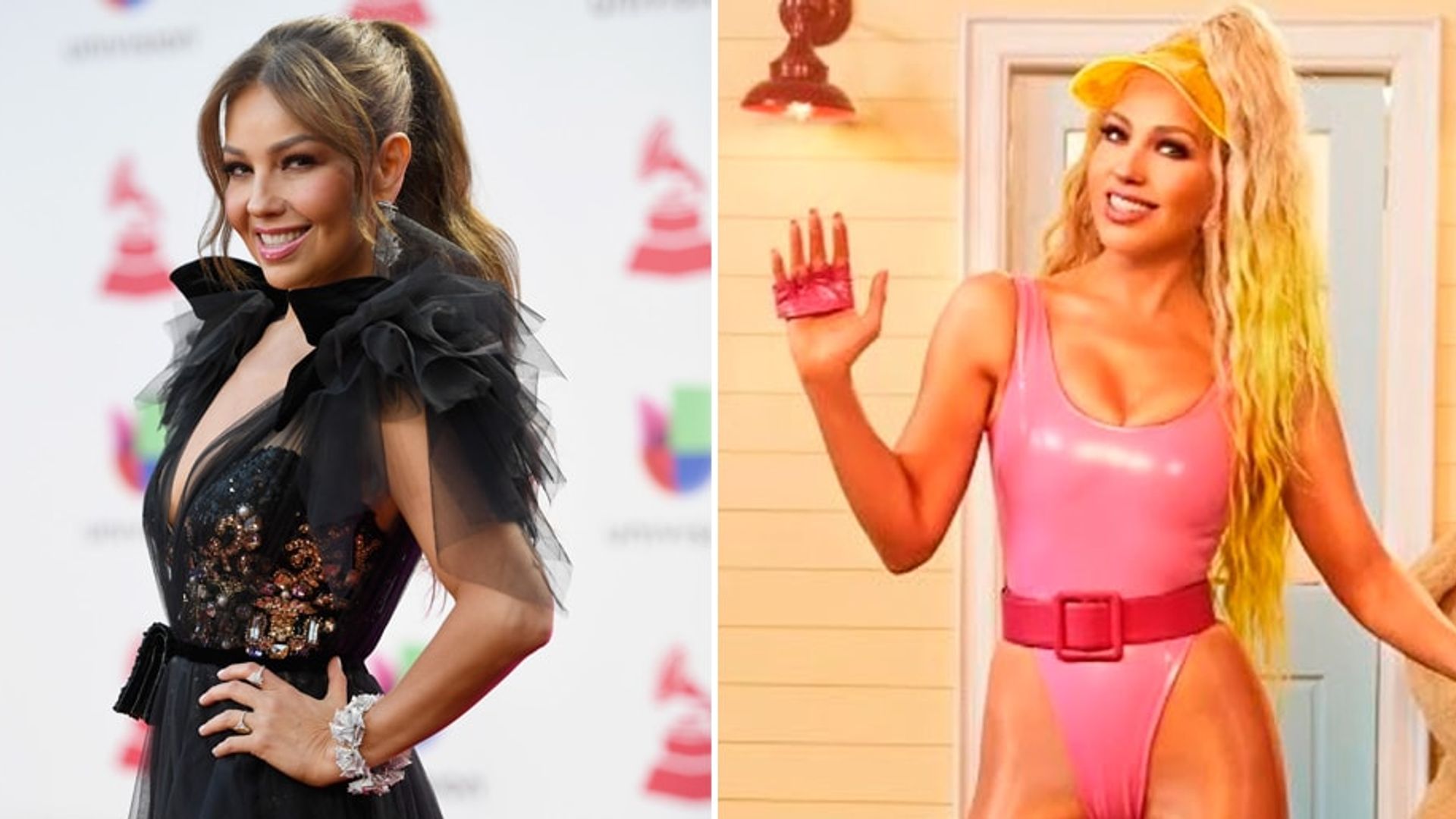 Wow! Thalía transforms into a real-life doll in her new music video