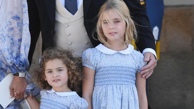 Sisters Princess Leonore and Princess Adrienne twin out in Florida