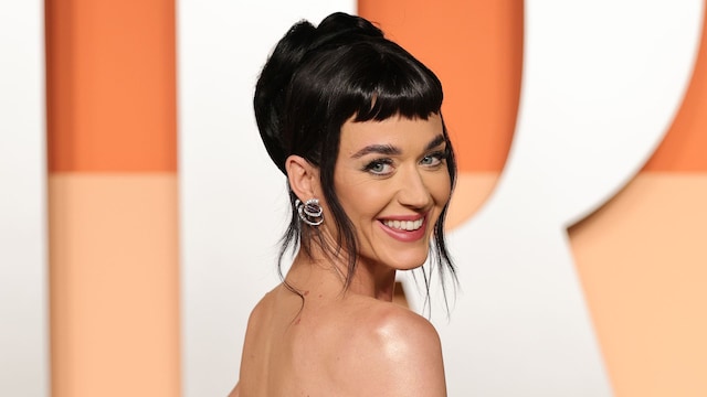 Katy Perry attends the 2025 Vanity Fair Oscar Party Hosted By Radhika Jones