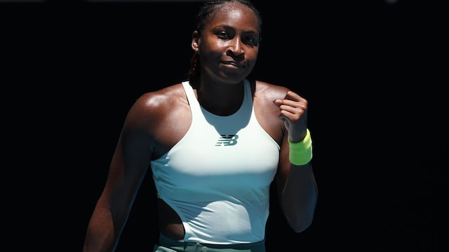 Coco Gauff at the Australian Open