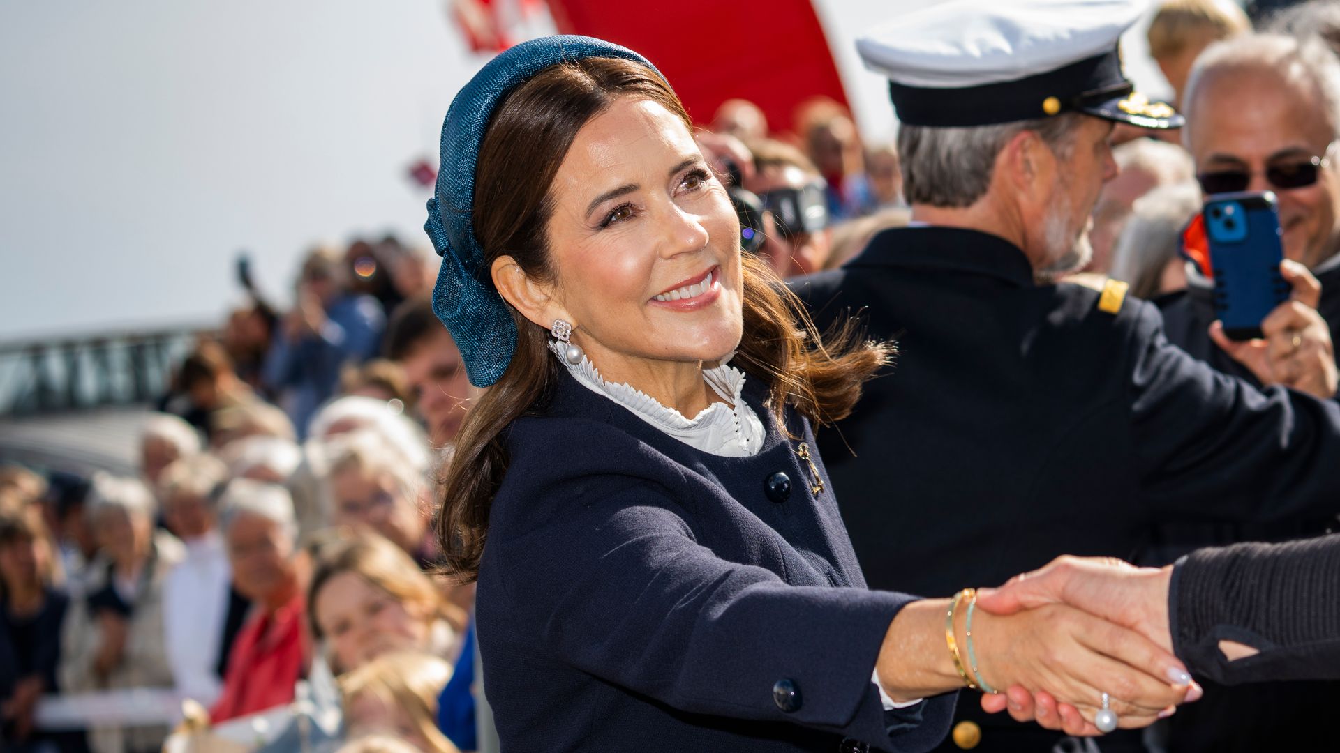 Why Queen Mary traded soft pink for navy blue after becoming Queen