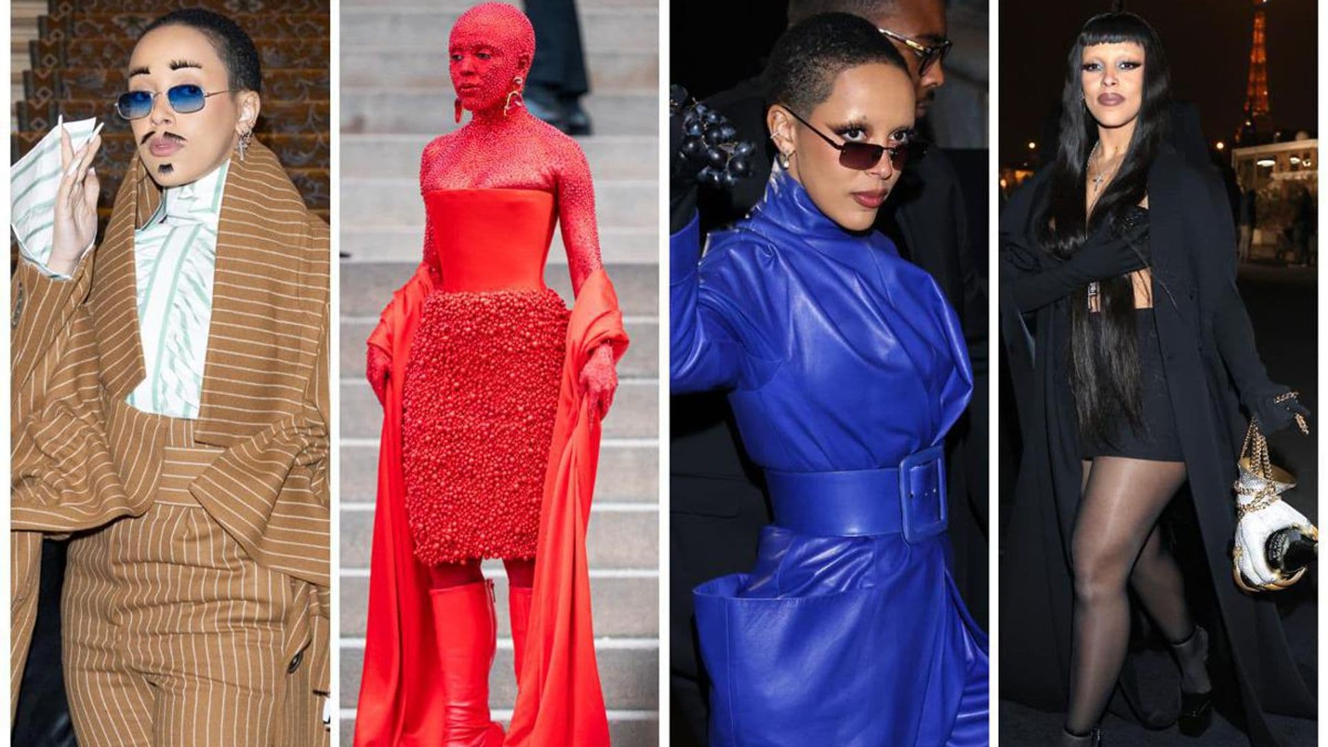 Doja Cat’s incredible looks at Paris Fashion Week: Including her $20K bedazzled tequila purse