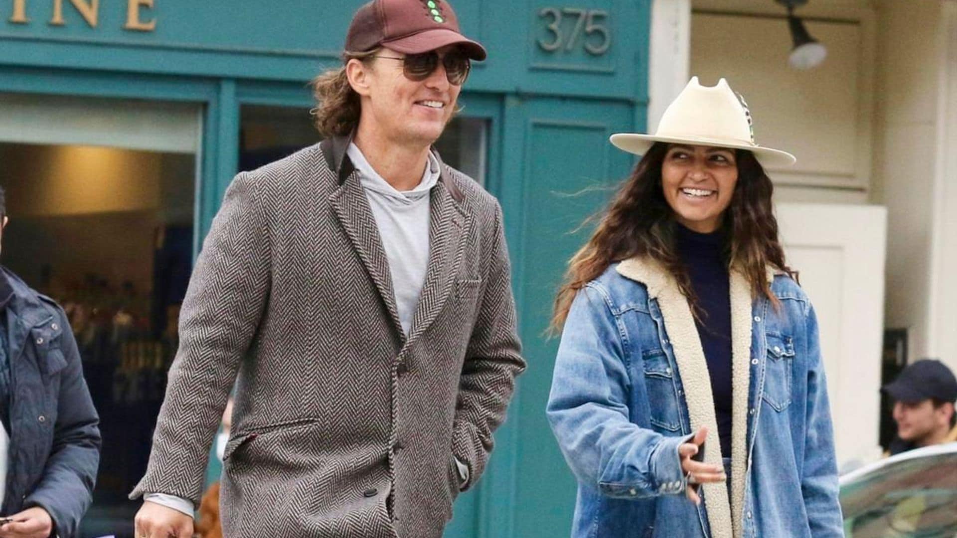 Matthew McConaughey and Camila Alves can’t stop smiling during New York outing