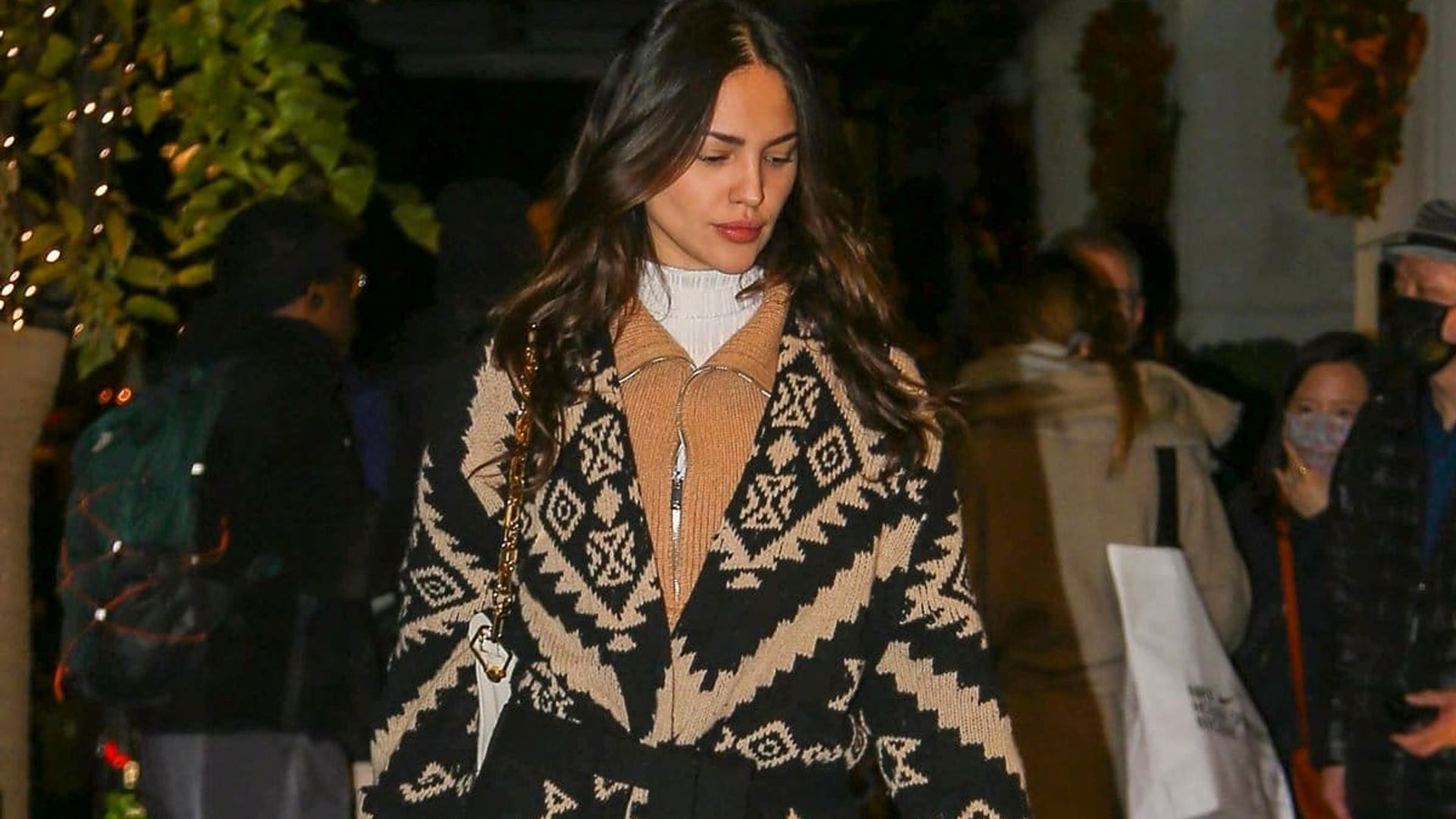Eiza González looks naturally stunning while on a walk in New York