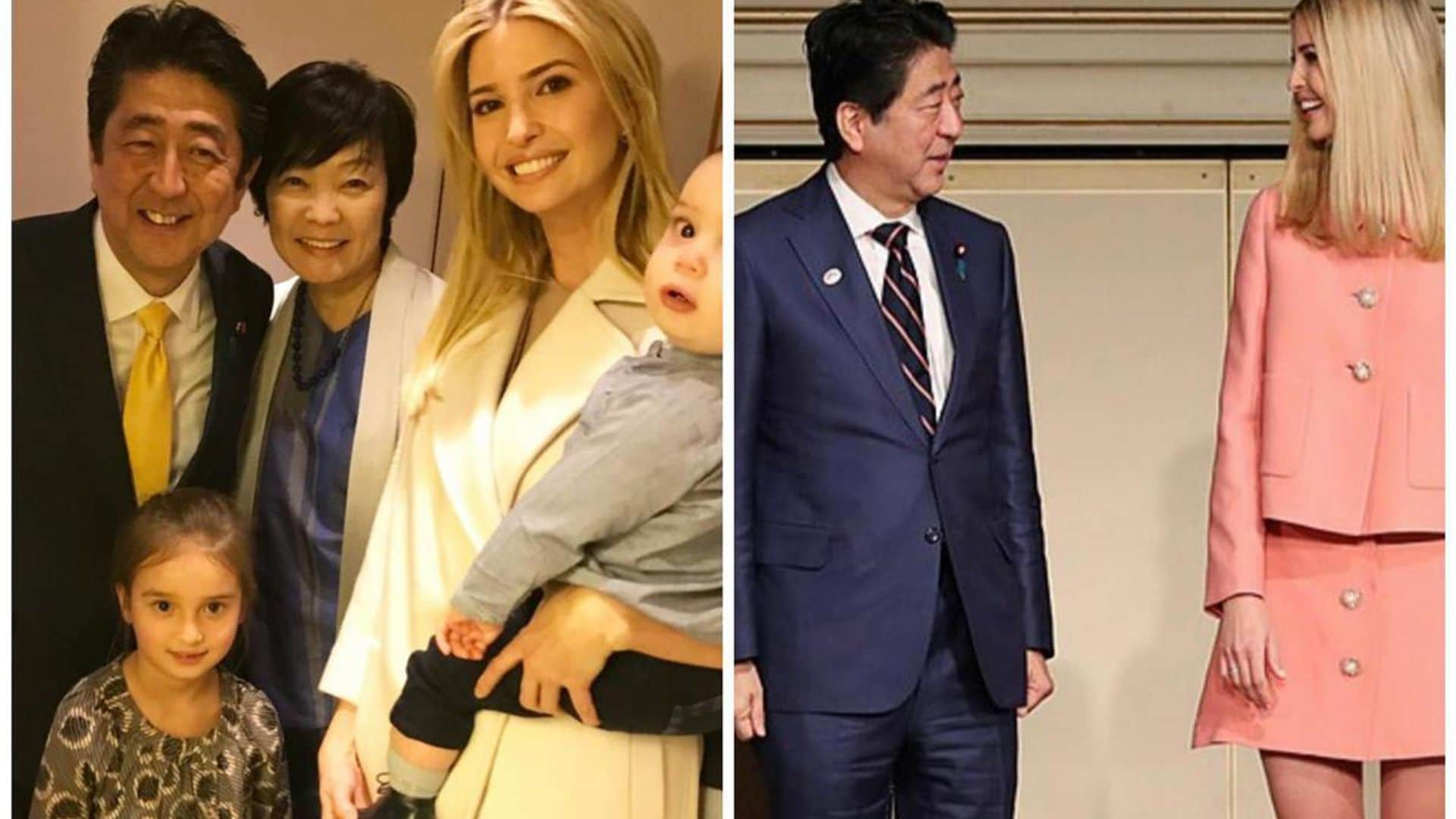 Ivanka Trump mourns Shinzo Abe with a montage that includes her kids