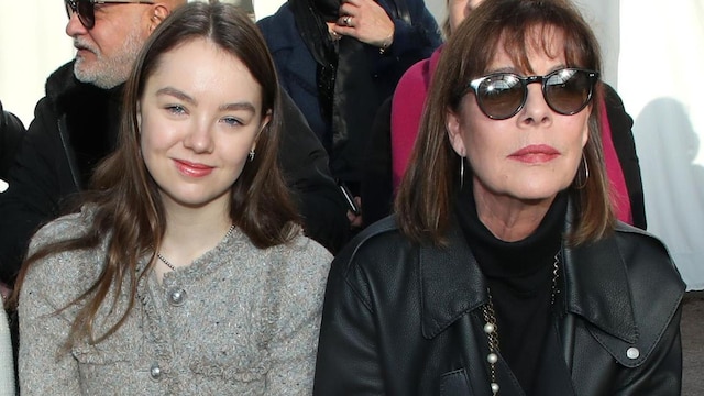 Princess Caroline and daughter Princess Alexandra attended the Chanel Haute Couture show in Paris