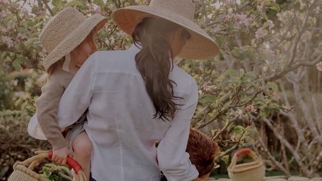 Meghan Markle and her kids Prince Archie and Princess Lilibet