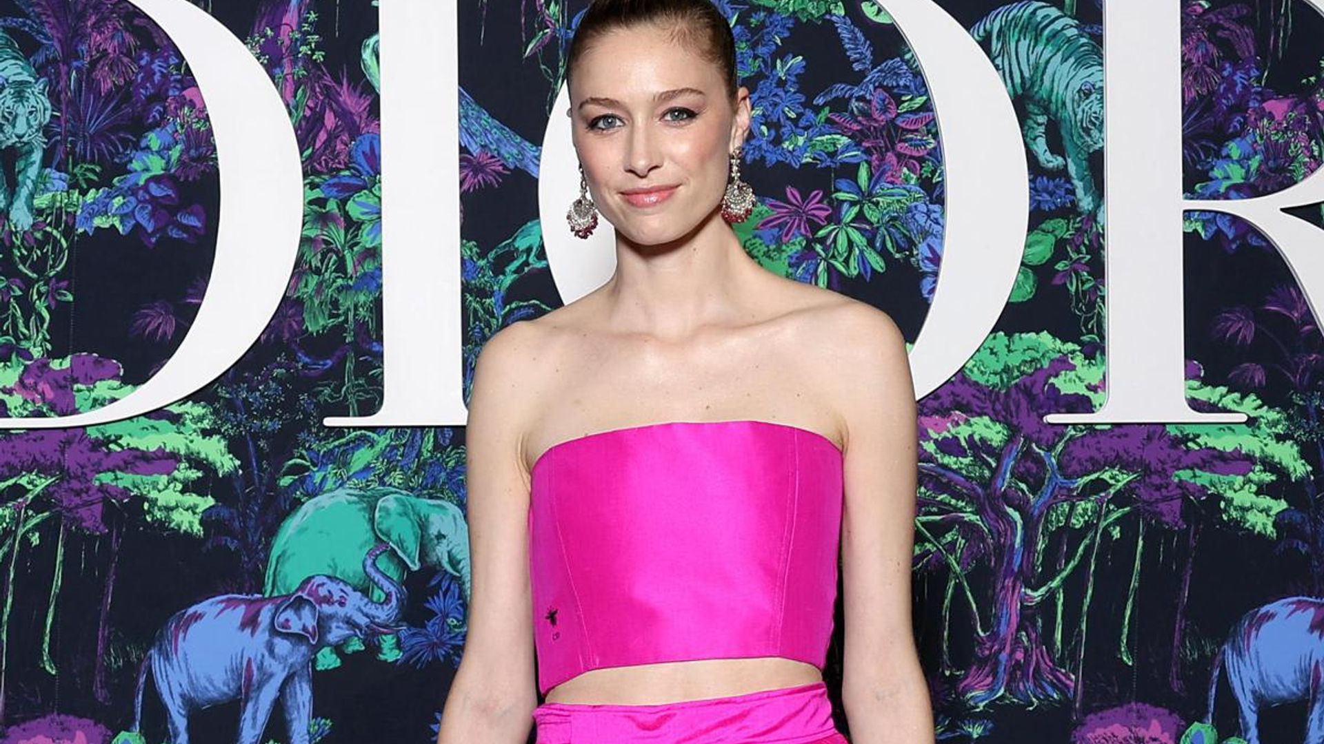 Beatrice Borromeo stuns in hot pink two-piece set in Mumbai