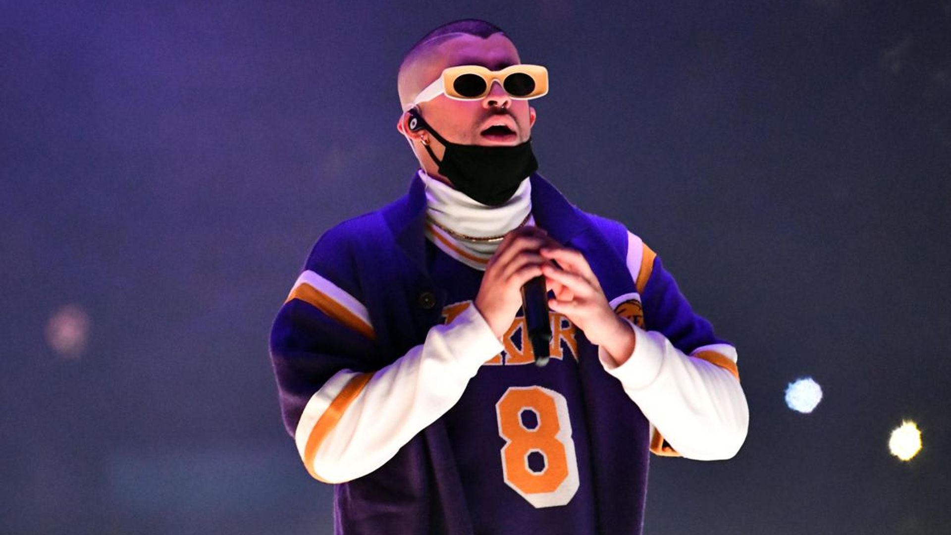 Bad Bunny gets emotional on 26th birthday after introducing his girlfriend