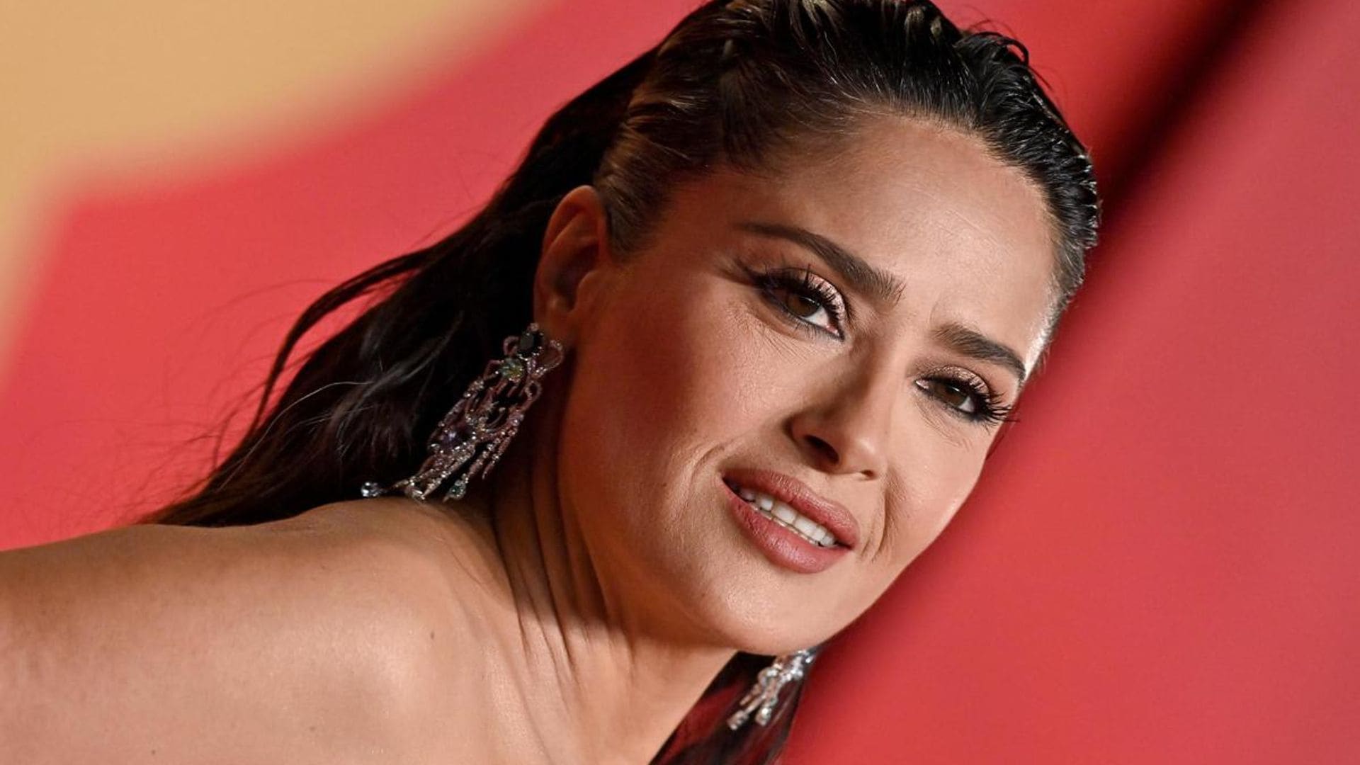 Salma Hayek sizzles in blue bikini and gets Kim Kardashian and Jessica Alba’s attention