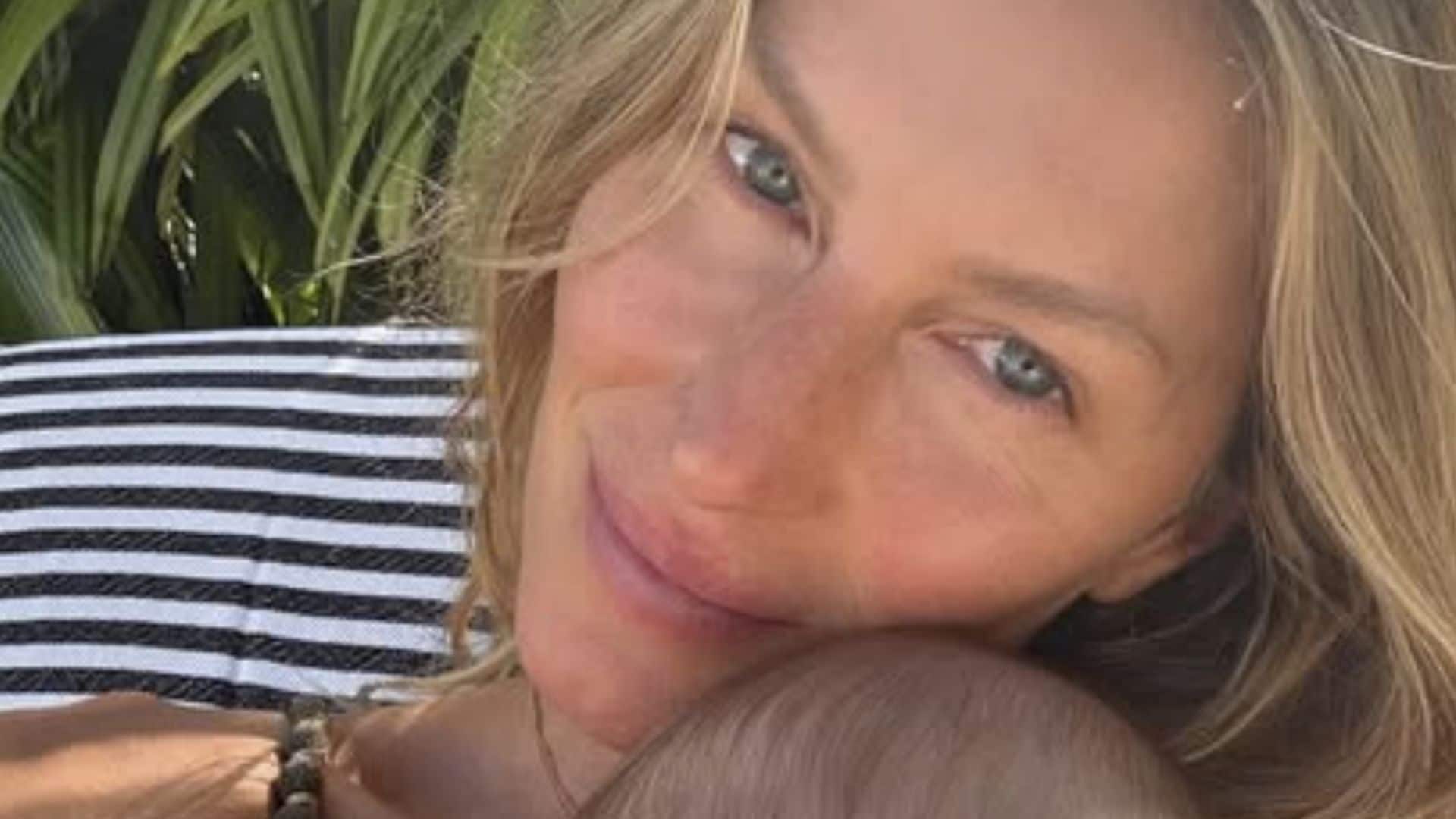 Gisele Bündchen presume adorables imágenes de su bebé, tras sus soñadas vacaciones de verano