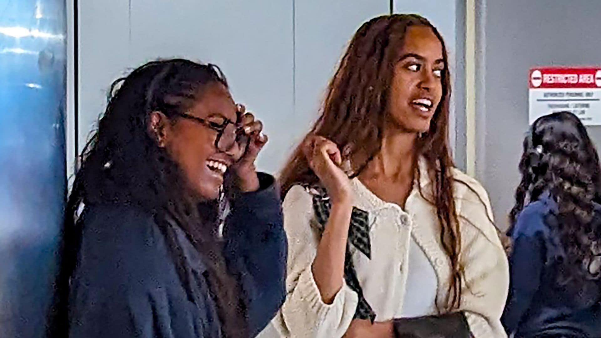 Sasha and Malia Obama join Michelle for sun-soaked getaway in Spain