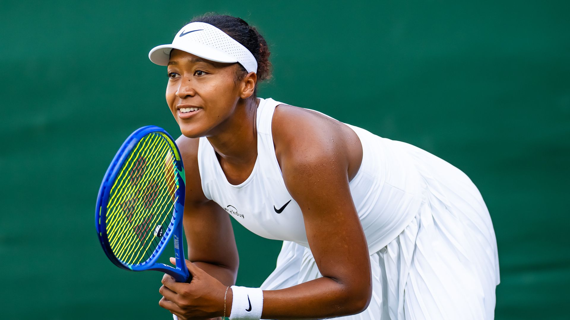 Naomi Osaka celebrates a huge win at Wimbledon on her daughter Shai’s second birthday