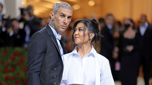 Travis Barker and Kourtney Kardashian